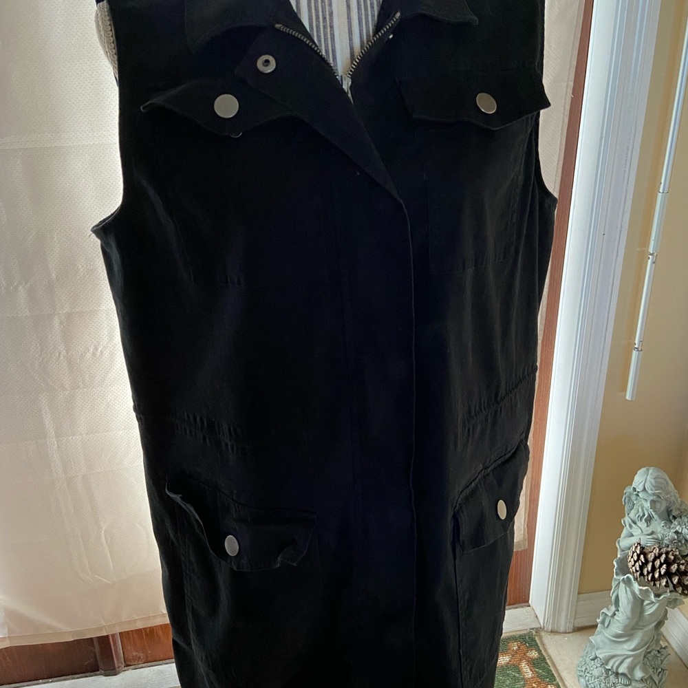 A New Day Black Vest Jacket size Large - Picture 8 of 8